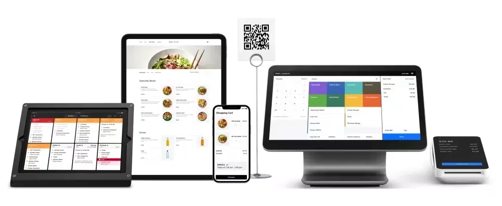 Square for Restaurants POS system screenshot