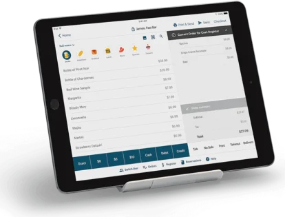 TouchBistro POS system screenshot