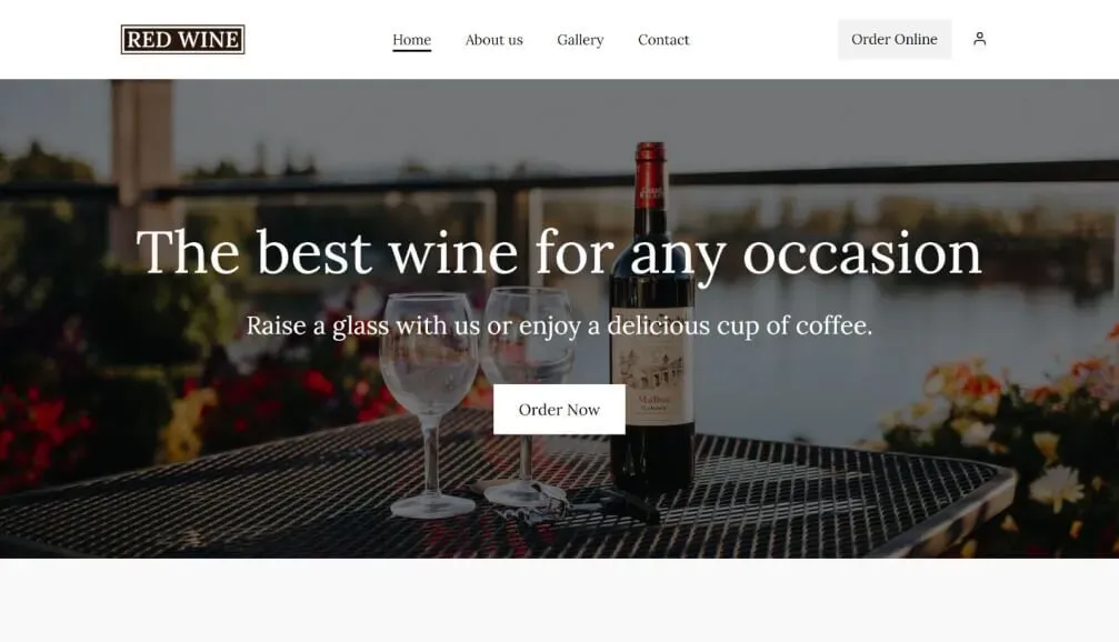Free Wine Website Templates01