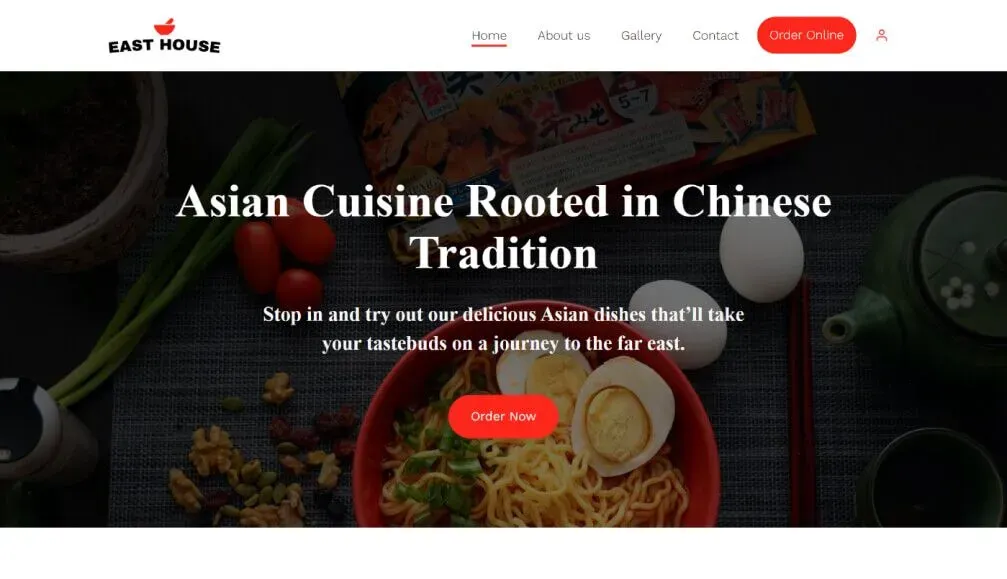 Thai restaurant website template-3