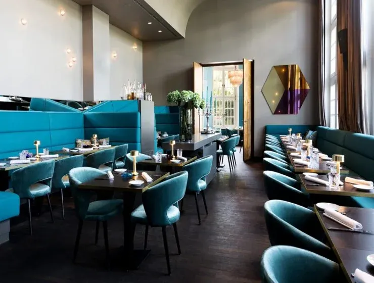 The cost to build a restaurant interior is often calculated by measuring the restaurant space
