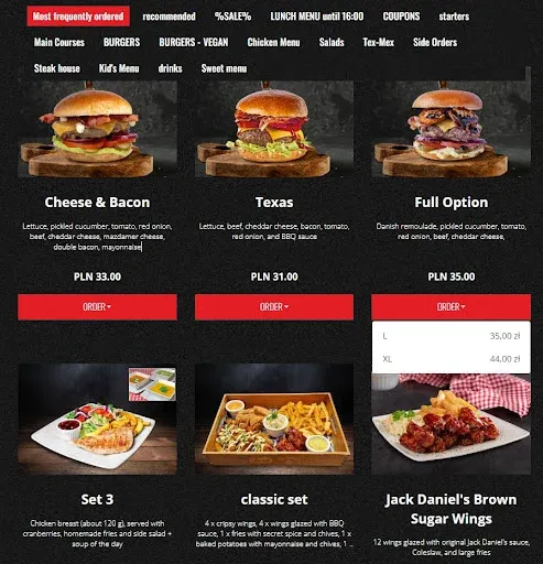 A creative restaurant menu design example