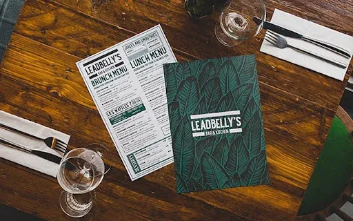 An online menu example for restaurant businesses