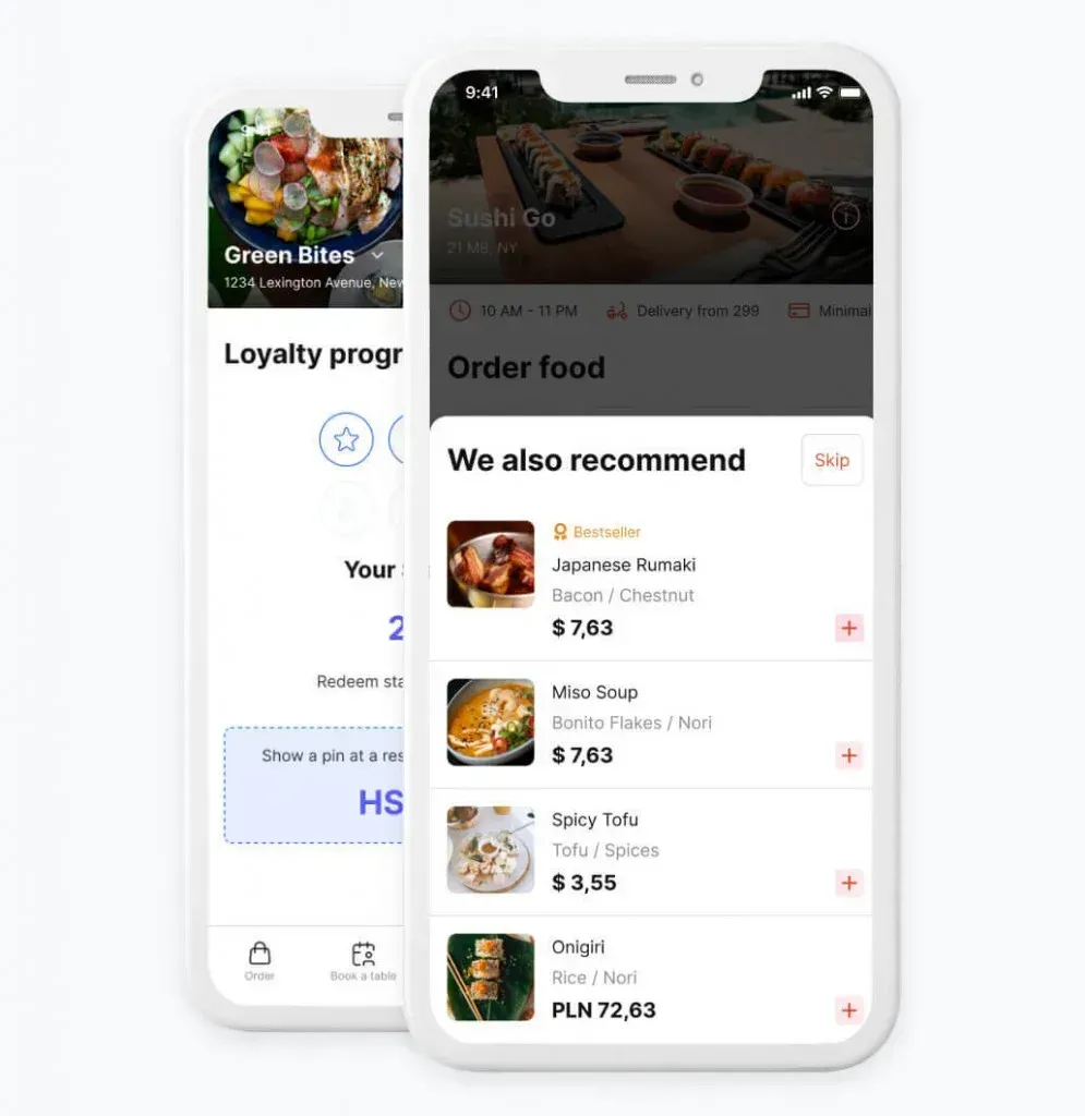 Digital menu app for restaurants with built-in marketing tools