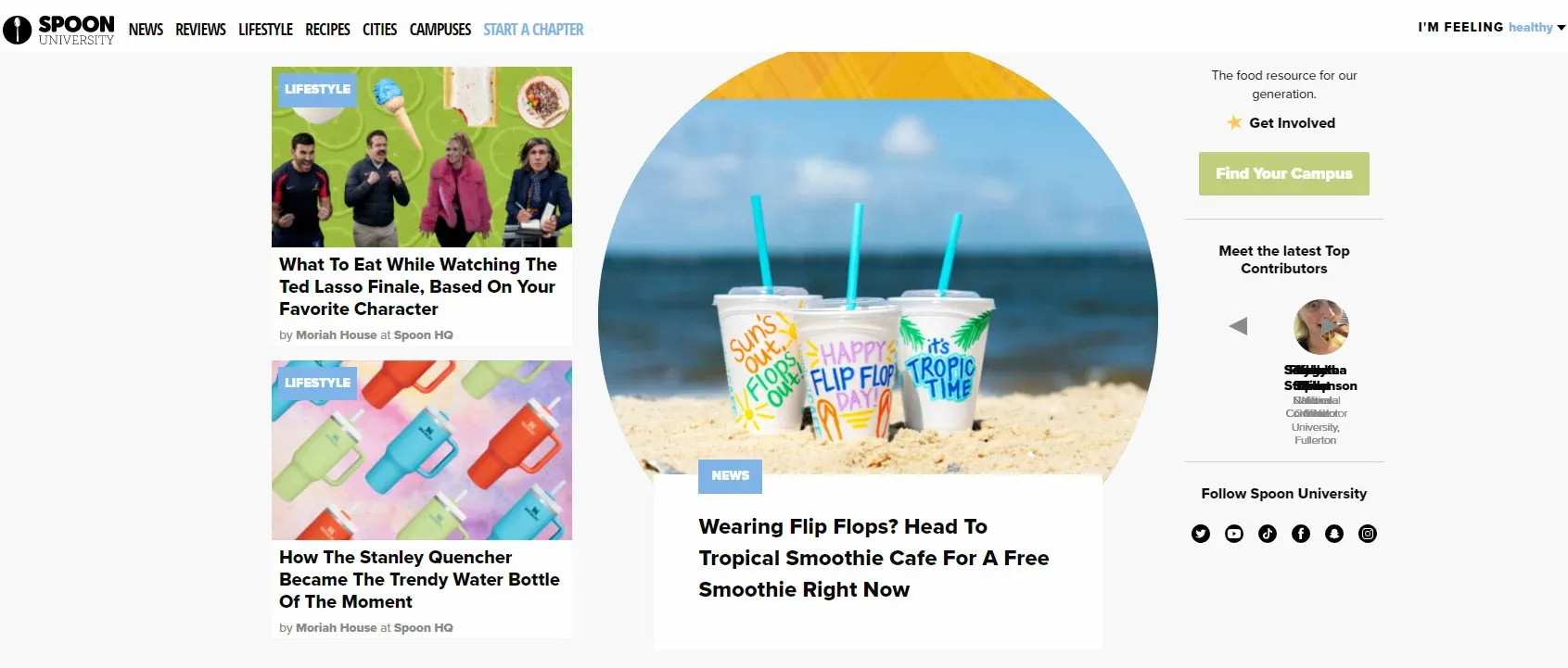 Spoon University is one of the top food blogs to follow if you’re a student studying the culinary arts