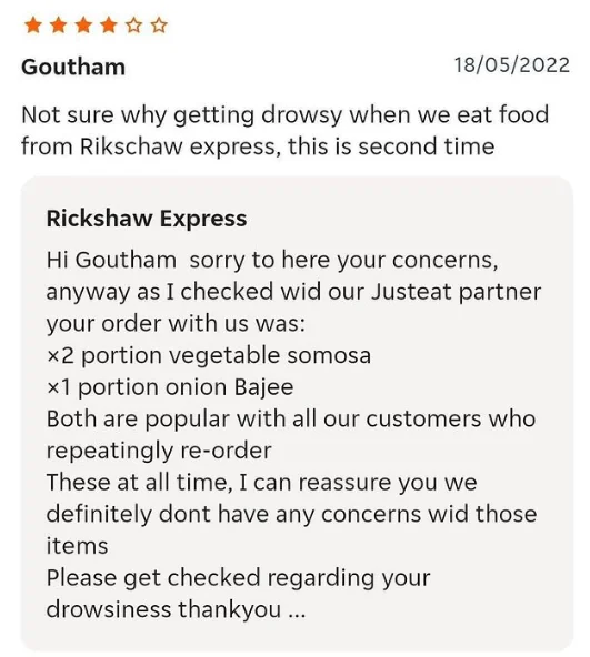 good food review sample16