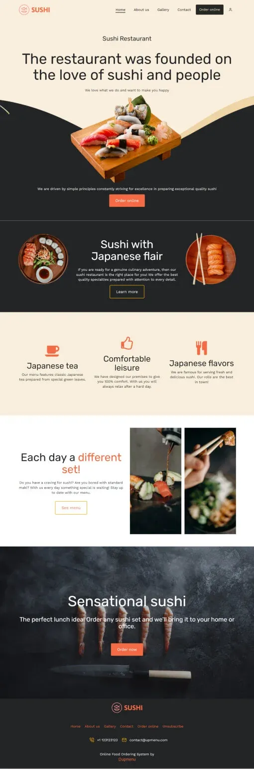Hokkaido website template