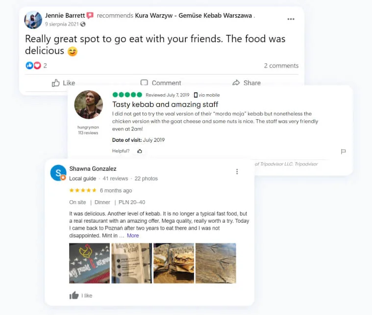 How to get customer feedback - online platforms review examples