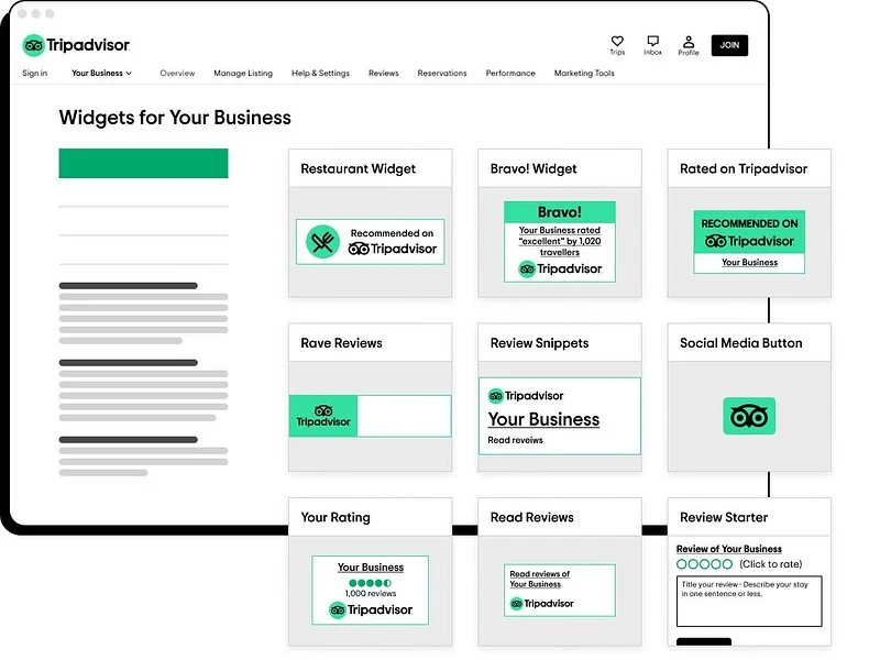 When clients leave a review on Tripadvisor, turn it into an ad for your business.