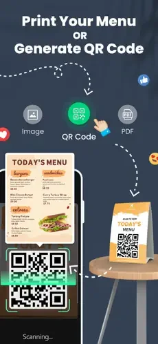 Lisi Menu Maker menu making app screenshot