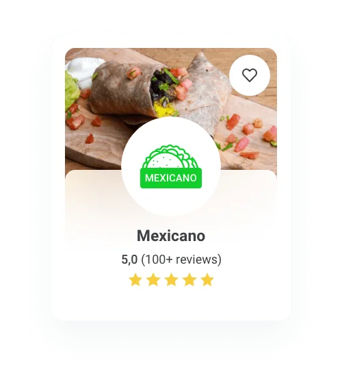 Multi-branded online ordering portal — restaurant menu and cuisine selection