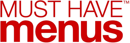 MustHaveMenus menu making app screenshot