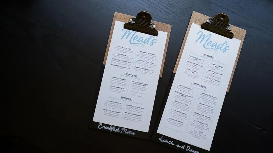 Owners of restaurants that have a modern menu design and fairly-priced dishes make more profit
