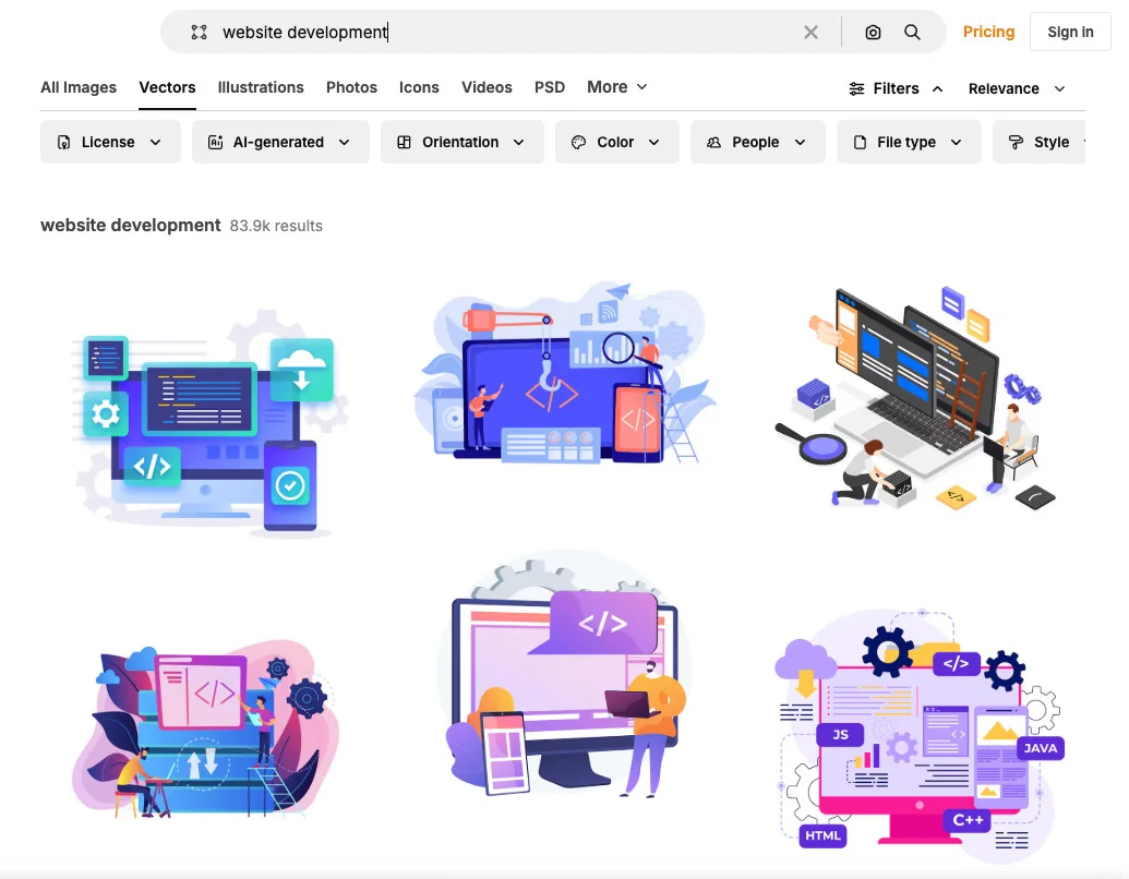 Photo stock marketplace