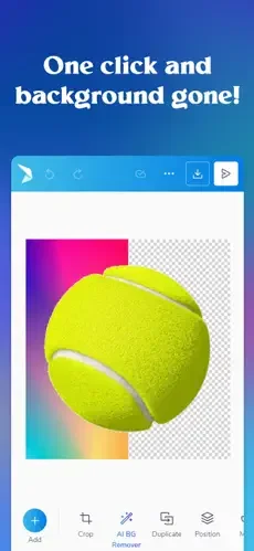 PosterMyWall menu making app screenshot