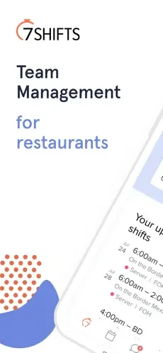 7Shifts restaurant app screenshot