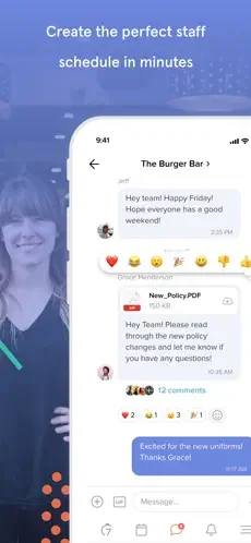 7Shifts restaurant app screenshot