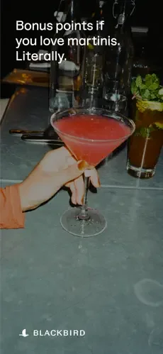 Blackbird restaurant app screenshot