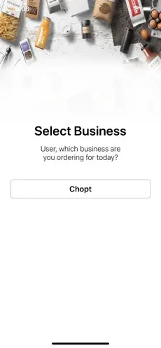BlueCart restaurant app screenshot