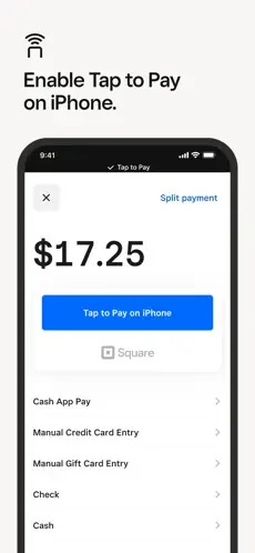 Square restaurant app screenshot