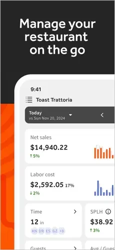Toast Now restaurant app screenshot