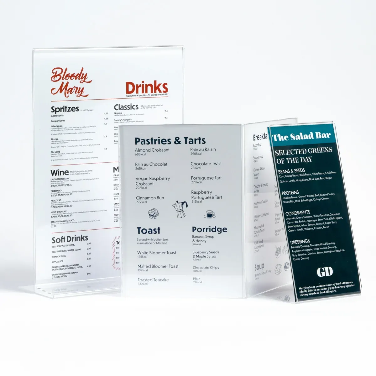 Reduce food waste by regularly updating your menu