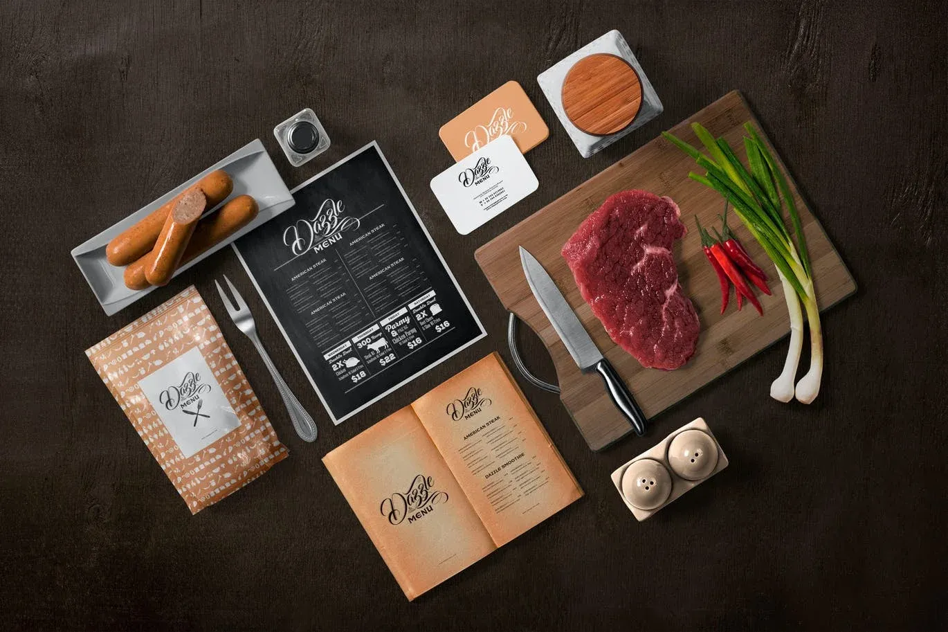A restaurant brand design needs to be consistent throughout all parts of the business.