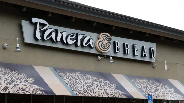 The Panera Bread restaurant brand is known for its simple and rustic-style branding.