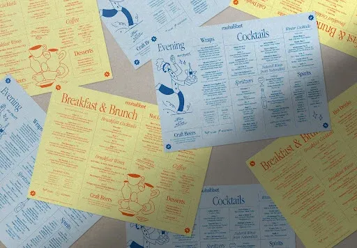 An example of a unique restaurant menu designs
