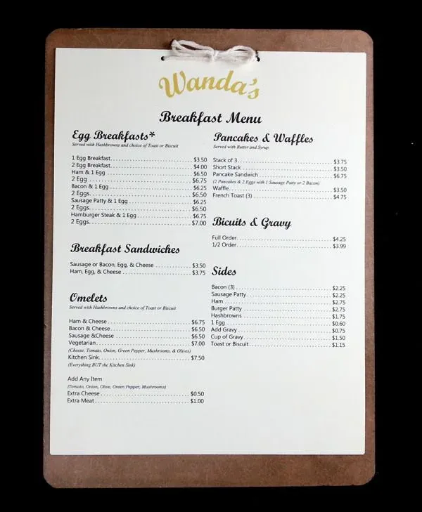 Restaurant menu engineering for a short menu