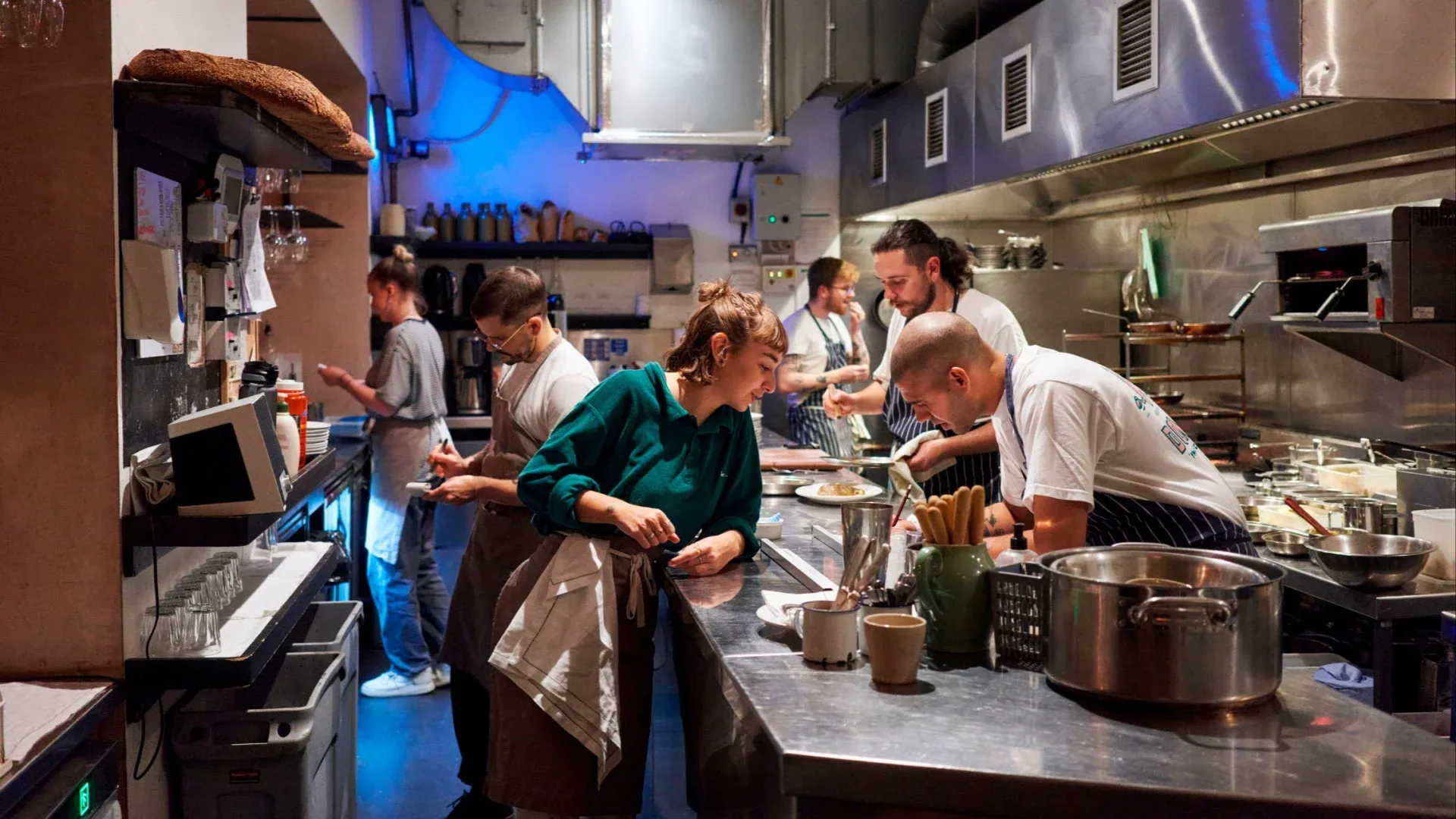 Take your customers behind the scenes with your restaurant newsletter, showing clients how their meals are prepared