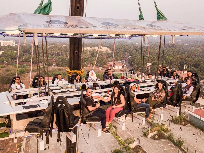 Sky high restaurant concept