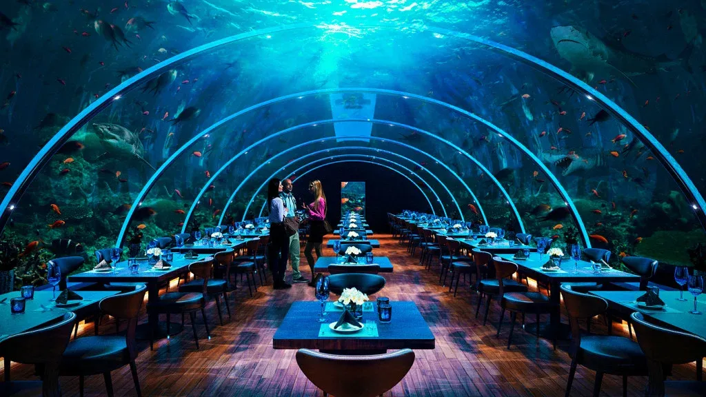 Underwater restaurant concept