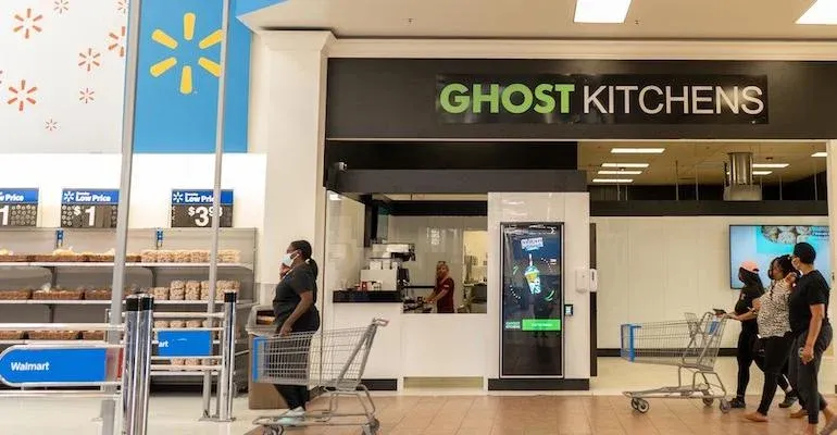 commercial area example of a virtual kitchen from home