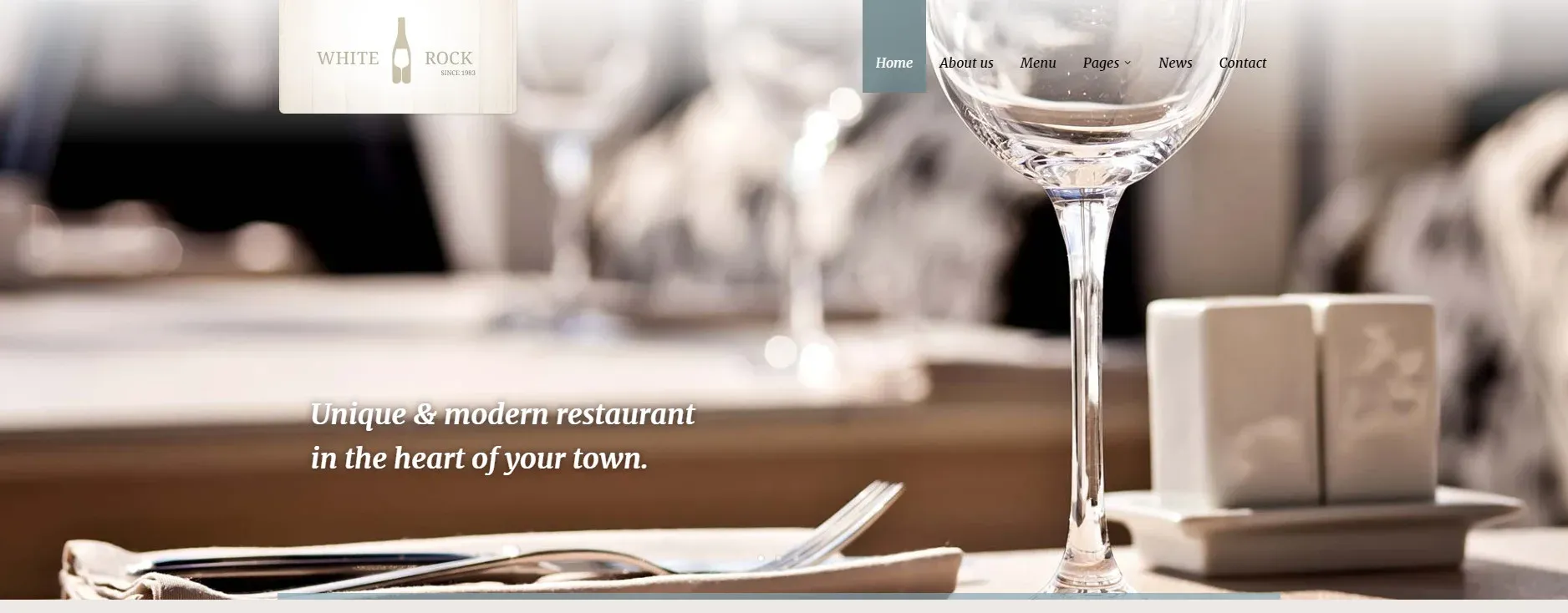wordpress restaurant themes white rock