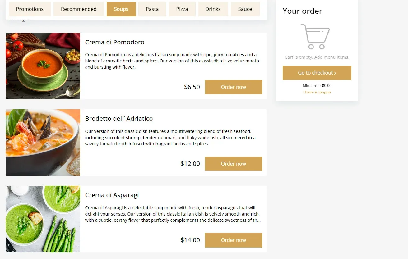 When you write a menu description, use adjectives most restaurants don’t include