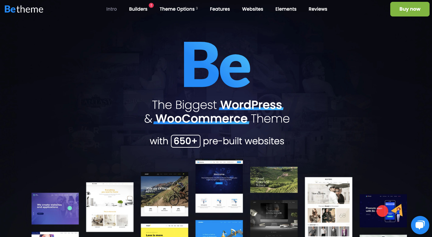 BeTheme is one of the best restaurant wordpress themes and WooCommerce themes