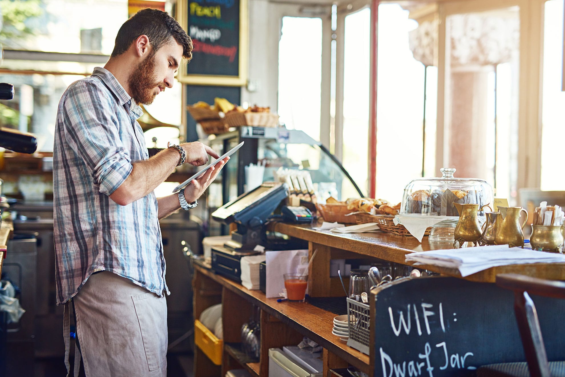 Restaurants track their inventory using a variety of techniques. Here are a few typical methods: Manual Tracking: This involves physically counting and recording inventory levels regularly. Restaurant staff manually update inventory sheets or use paper-based systems to track stock quantities and note any changes. Spreadsheets: Many restaurants use spreadsheet software, such as Microsoft Excel or Google Sheets, to create inventory tracking spreadsheets. They input inventory data, track stock levels, and make adjustments manually. Spreadsheets allow for calculations, sorting, and basic data analysis. POS System Integration: Restaurants often integrate their point-of-sale (POS) system with inventory management software. This integration allows for automatic tracking of sales and inventory levels. As items are sold, the inventory is updated in real-time, providing accurate stock counts. Barcode Scanners: Restaurants can utilize barcode scanners to streamline inventory management. Each item is assigned a unique barcode, which can be scanned to record changes in stock levels automatically. This method improves accuracy, saves time, and reduces manual entry errors. RFID Technology: Radio Frequency Identification (RFID) technology uses tags and readers to track inventory. RFID tags are placed on items, and readers detect and record the tags' information. This method offers faster and more automated inventory tracking than traditional barcode systems.