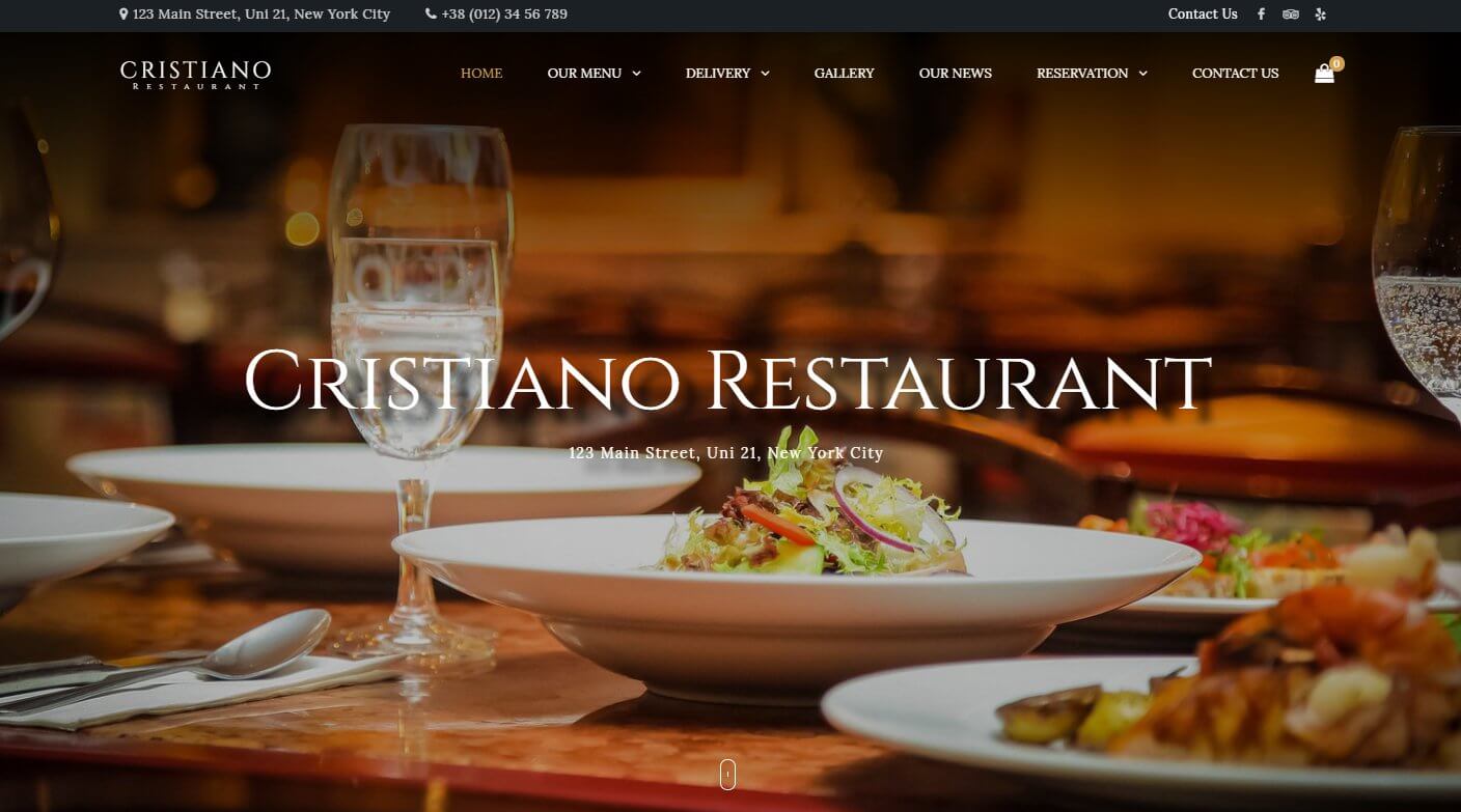 online food ordering WordPress theme Traditional restaurant website template for traditional gourmet restaurant