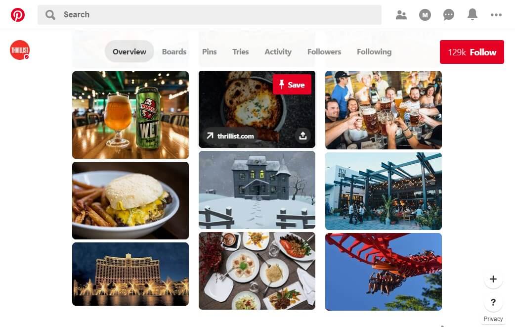 Pinterest - opportunity to get your restaurant pinned