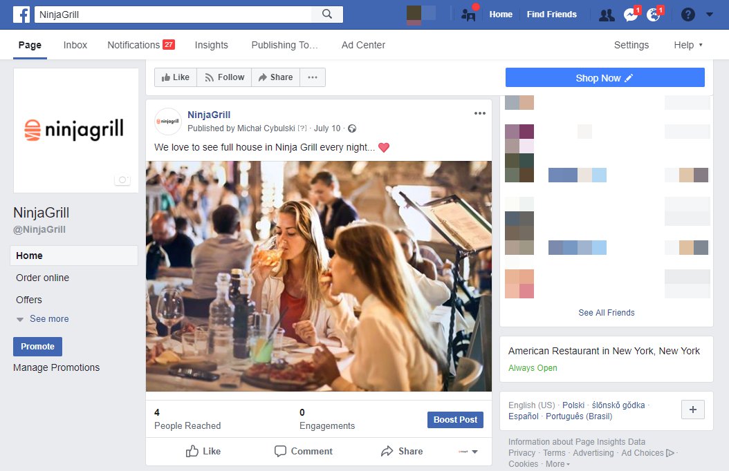 Restaurant Facebook page ideas to improve restaurant online marketing.