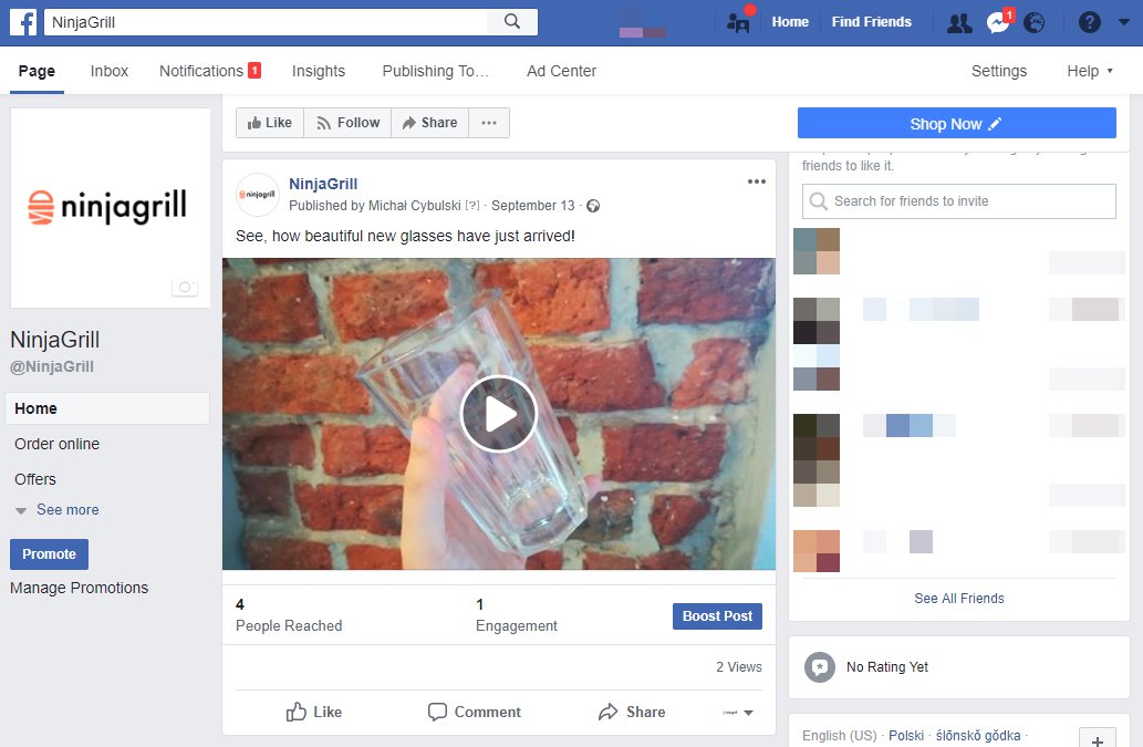 Restaurant Facebook page ideas.