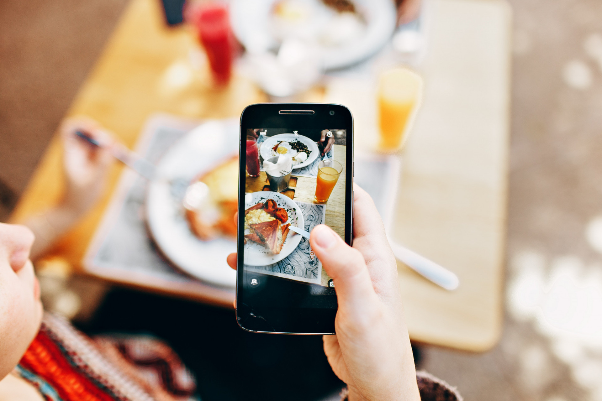Photo of dish made with smartphone camera