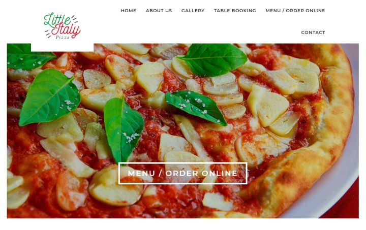 little italy theme - traditional design for one of the best pizza restaurant website templates