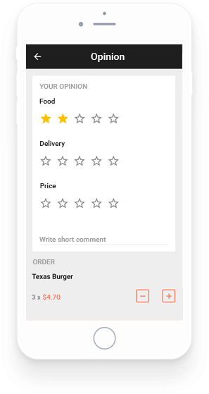 mobile app for restaurant ordering