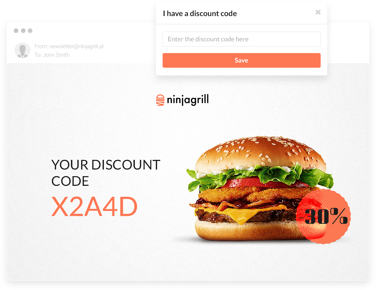 food promotion idea discount codes for loyal customers