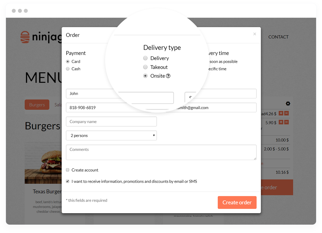 manage reservations