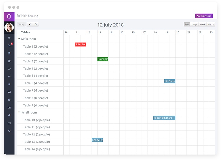 Restaurant Reservation Software