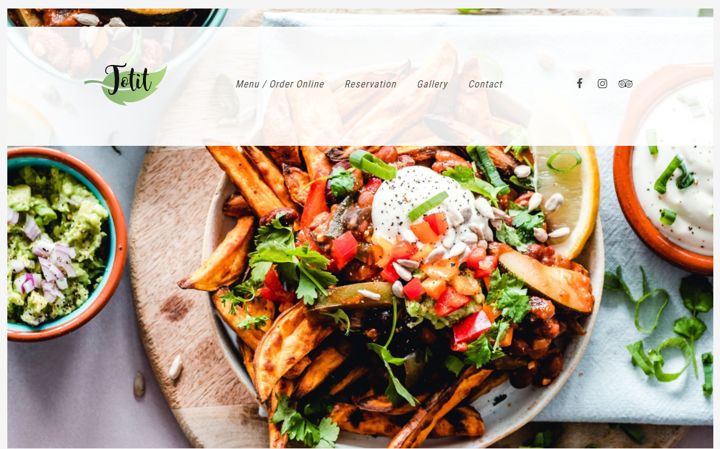 Totit fresh and responsive restaurant website template