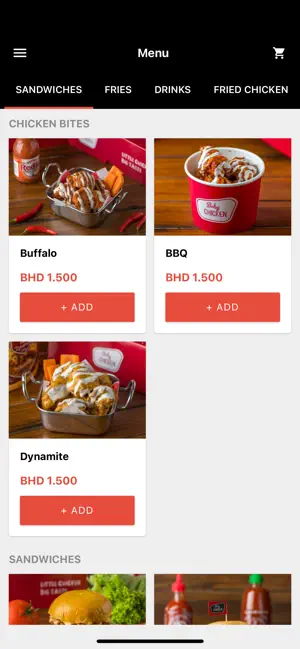 Branded mobile app for restaurant ordering